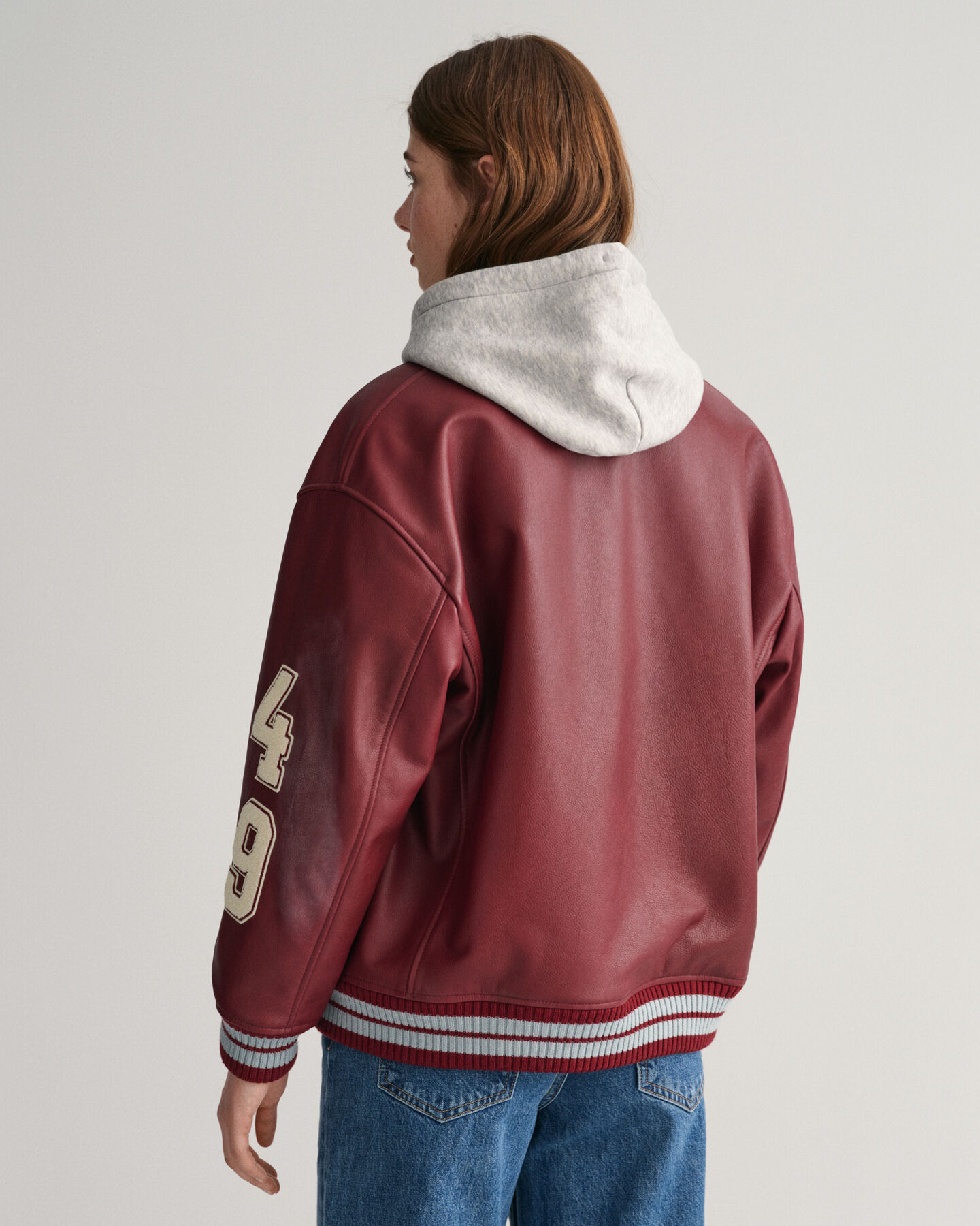 GANT Varsity Jacket af læder