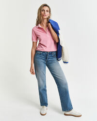 Sunfaded piqu&eacute; poloskjorte