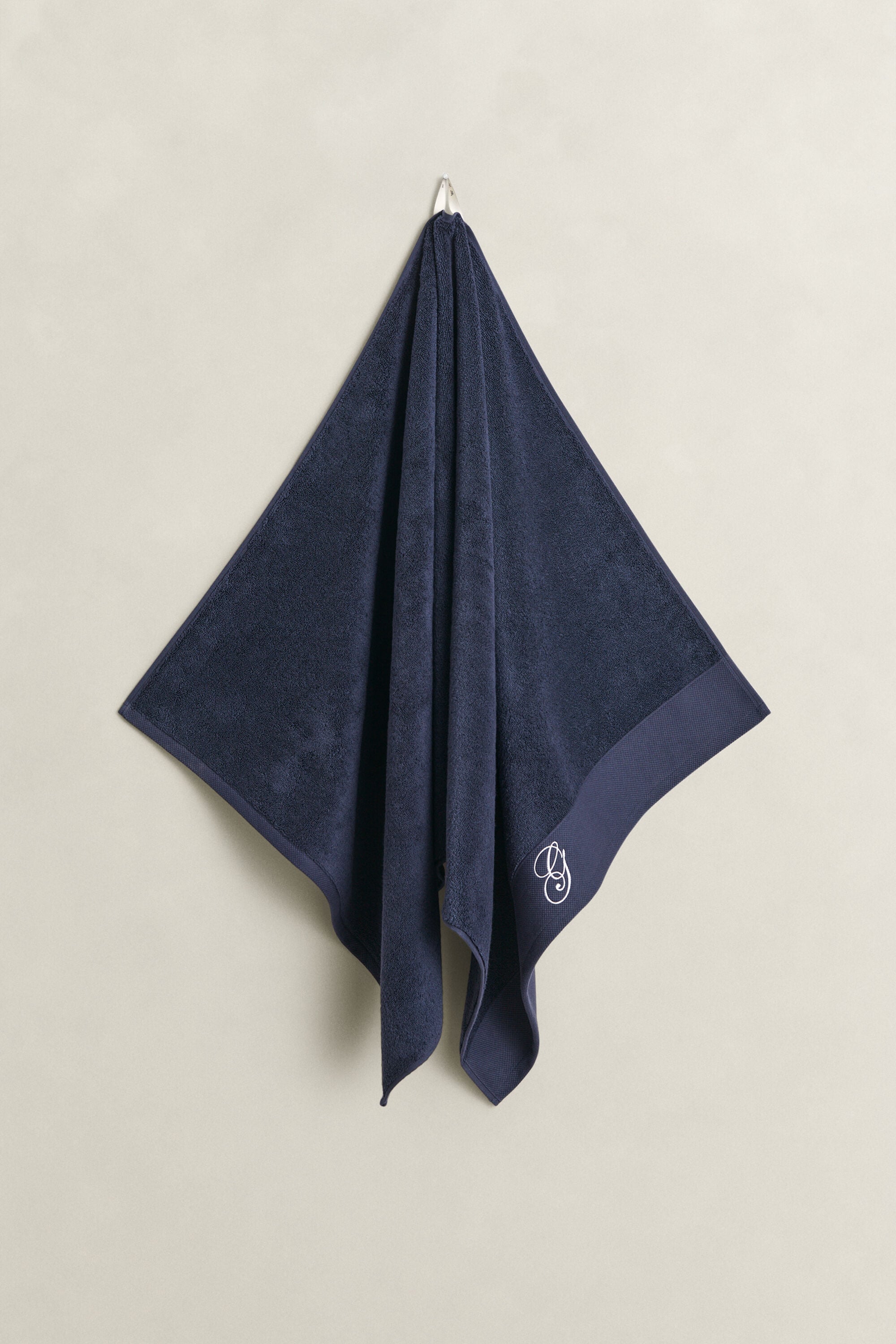 Broderet håndklæde 70X140