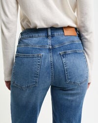 Slim fit jeans med svaj