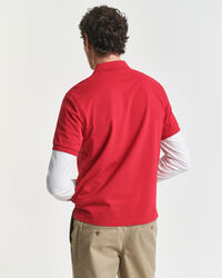 Regular fit Shield Piqué poloskjorte