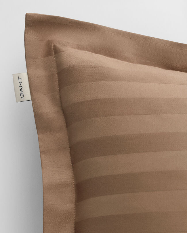 Sateen stribet pudebetræk