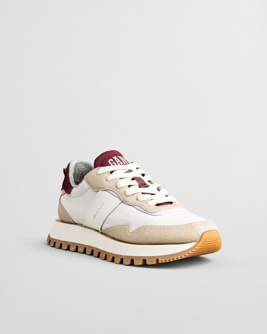 Caffay sneakers af ruskind og nylon