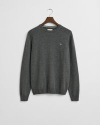 Crewneck sweater i ekstra fin lammeuld