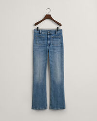 Slim fit jeans med svaj