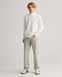 Teens Shield lang&aelig;rmet top med rullekrave