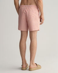 Classic fit seersucker badeshorts