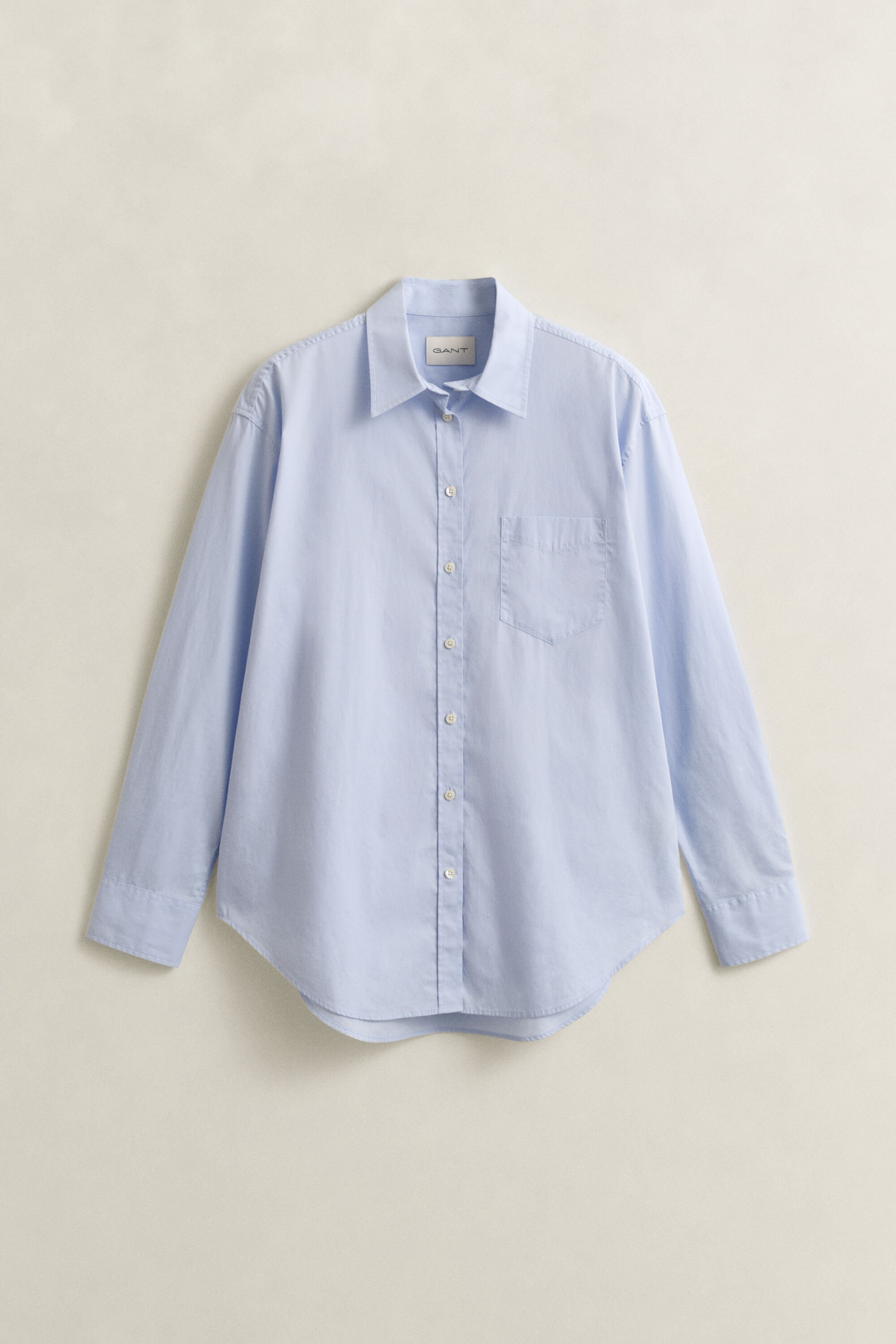 Relaxed Fit klassisk poplin-skjorte