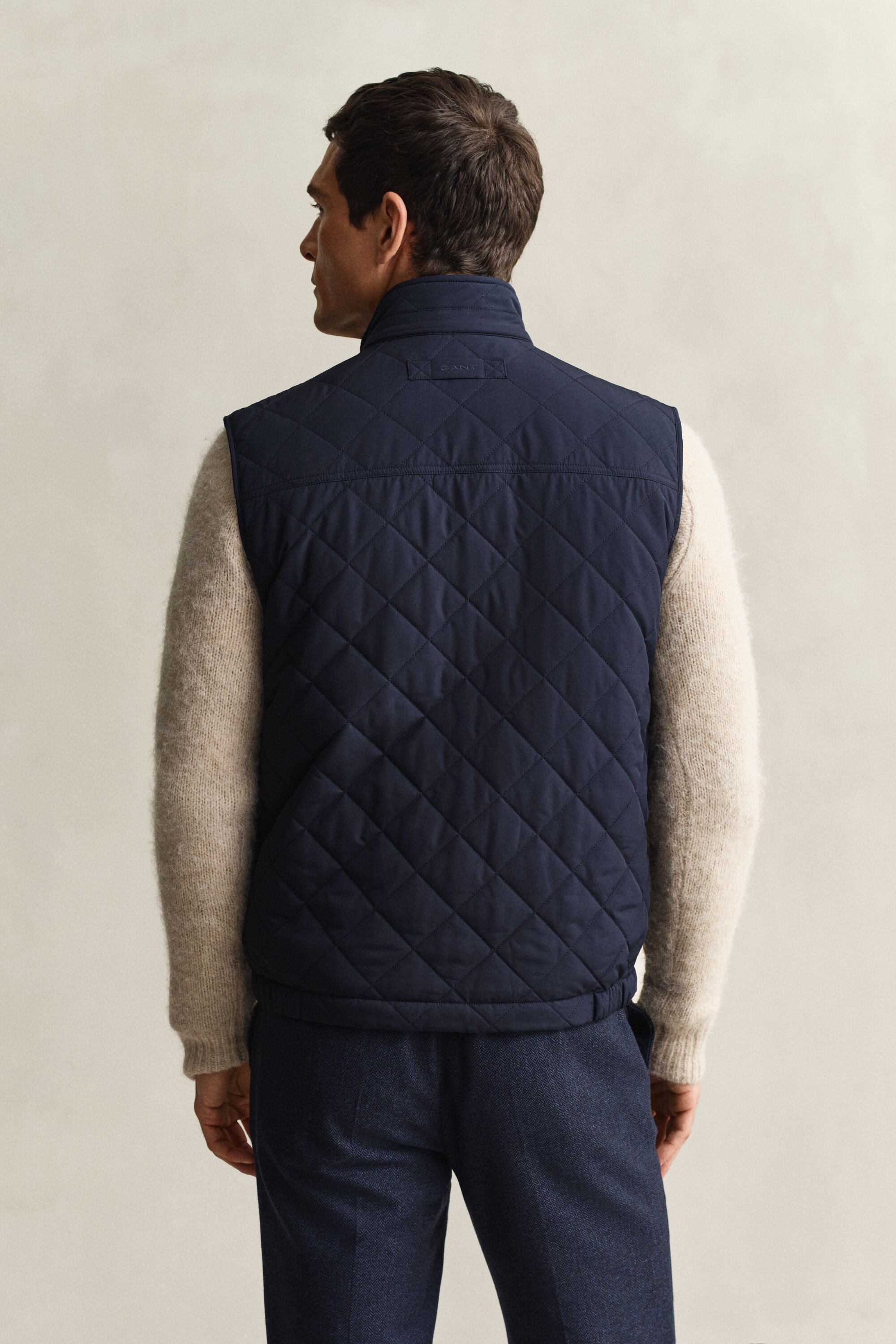 Quiltet Windcheater vest