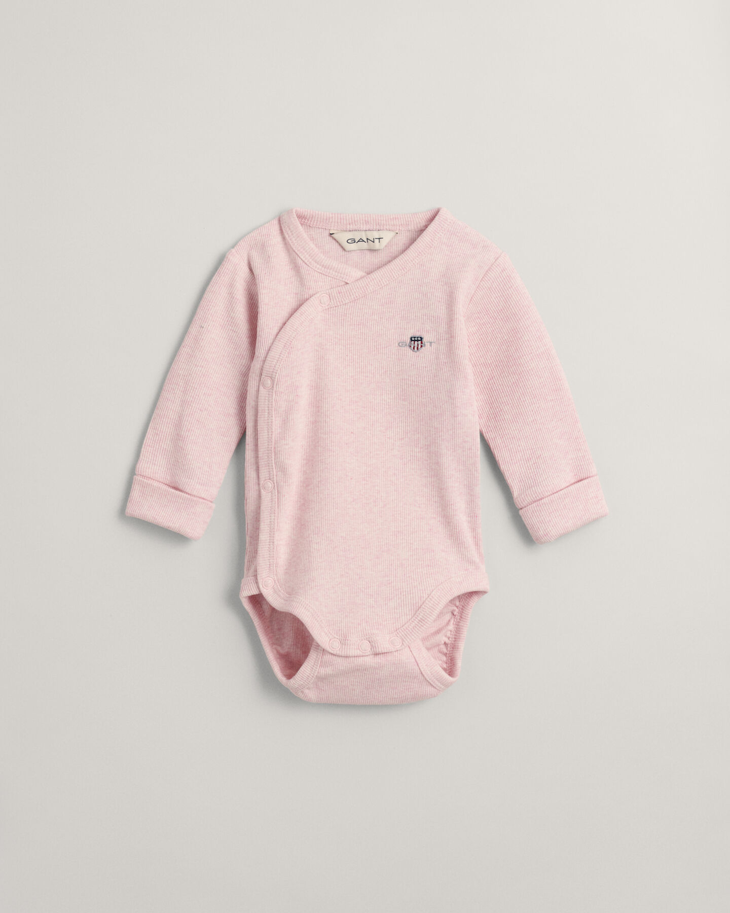 Baby Shield ribstrikket sl&aring;-om bodysuit