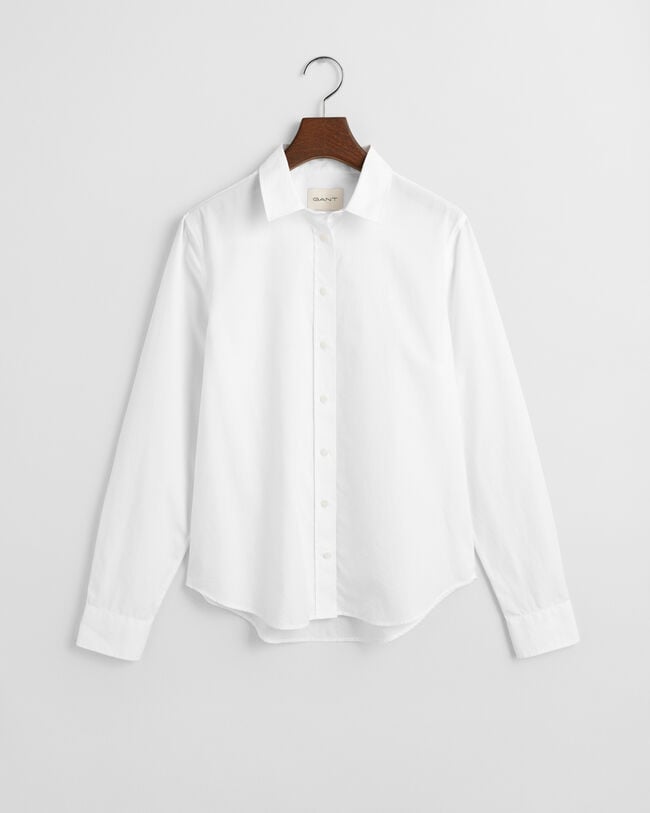 Regular fit klassisk poplin-skjorte