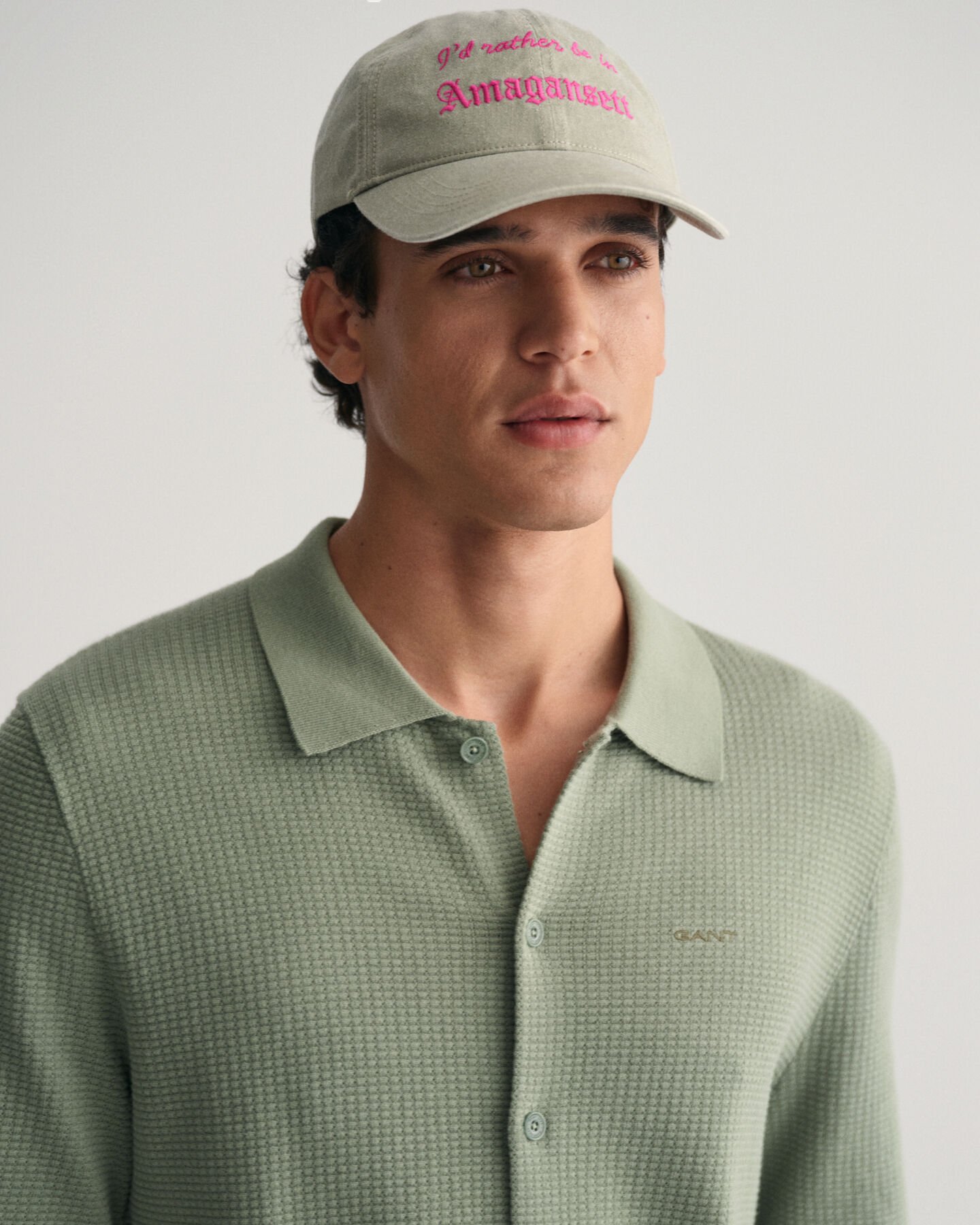 Textured Knit Short Sleeve Shirt