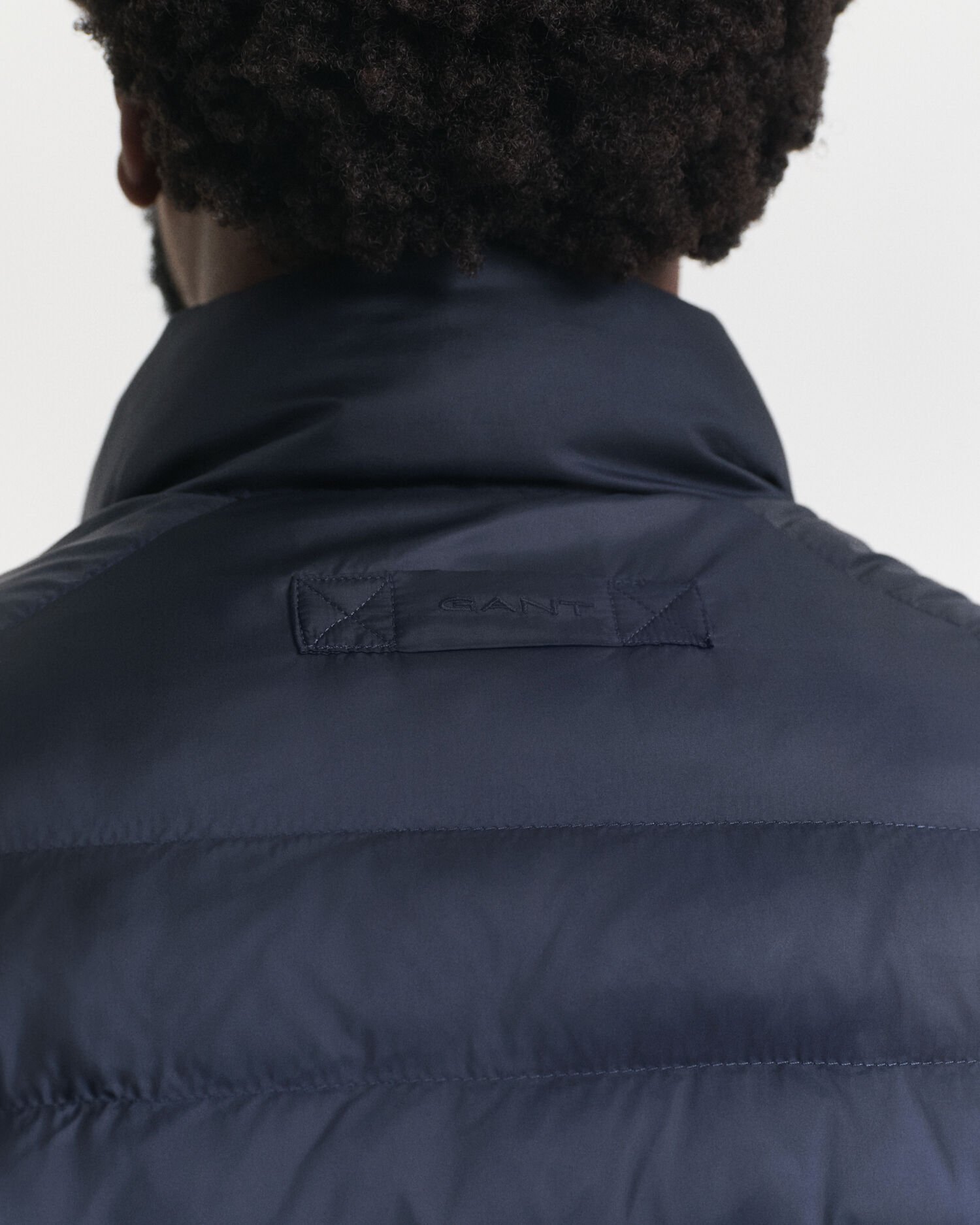 Jakke i blandede materialer