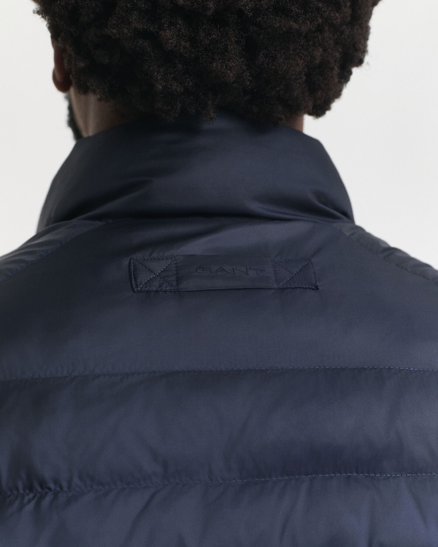 Jakke i blandede materialer