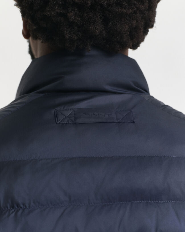 Jakke i blandede materialer