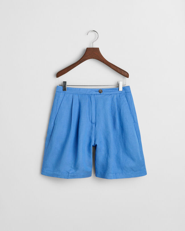 Skræddersyede shorts af hør