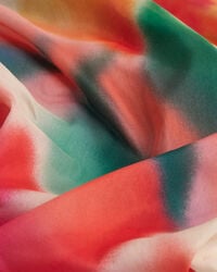 Sarong af bomuld og silke