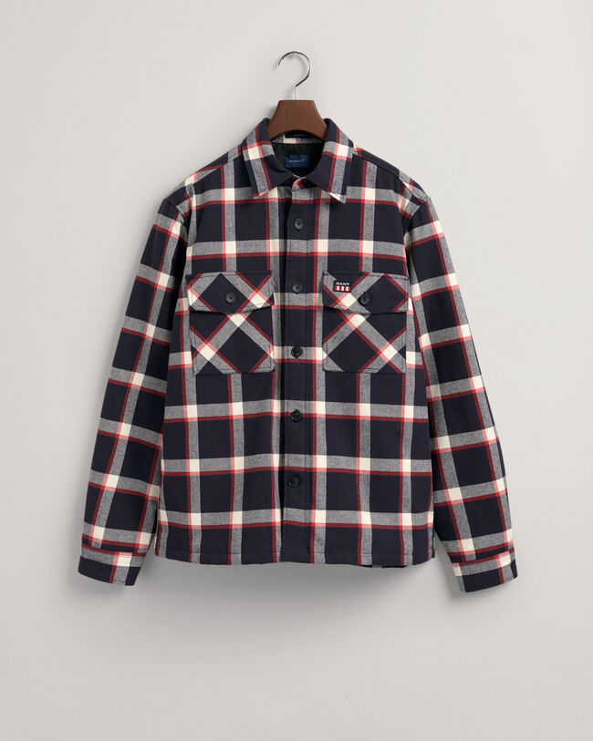Ternet overskjorte af flannel
