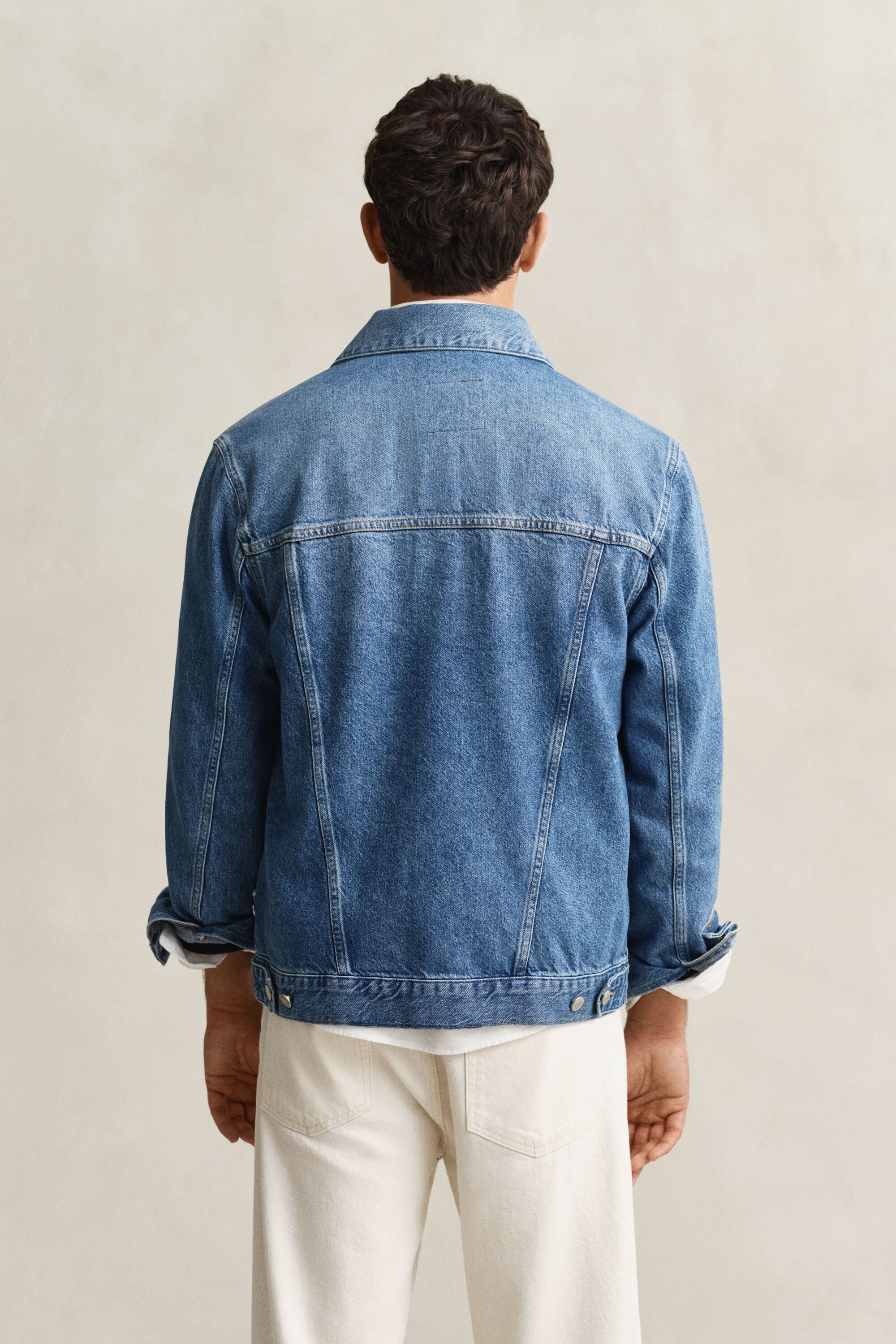 Denim trucker-jakke