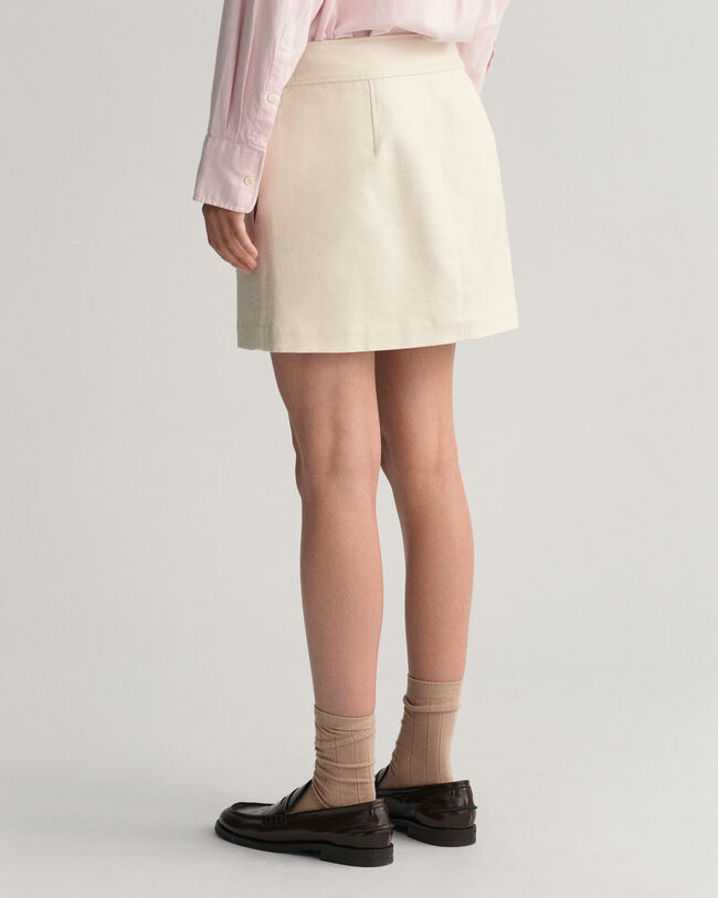 Tekstureret mini nederdel