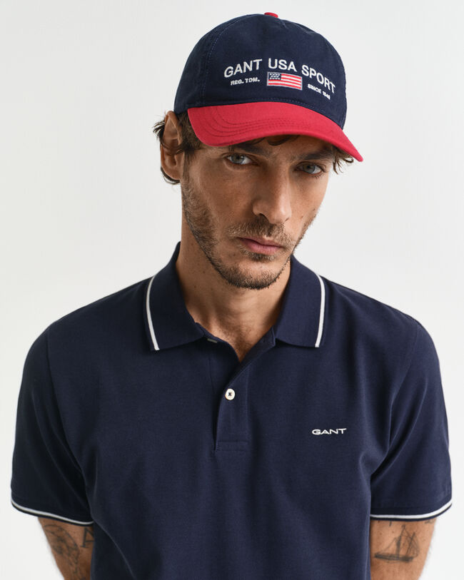 Tipped Piqué Polo Shirt
