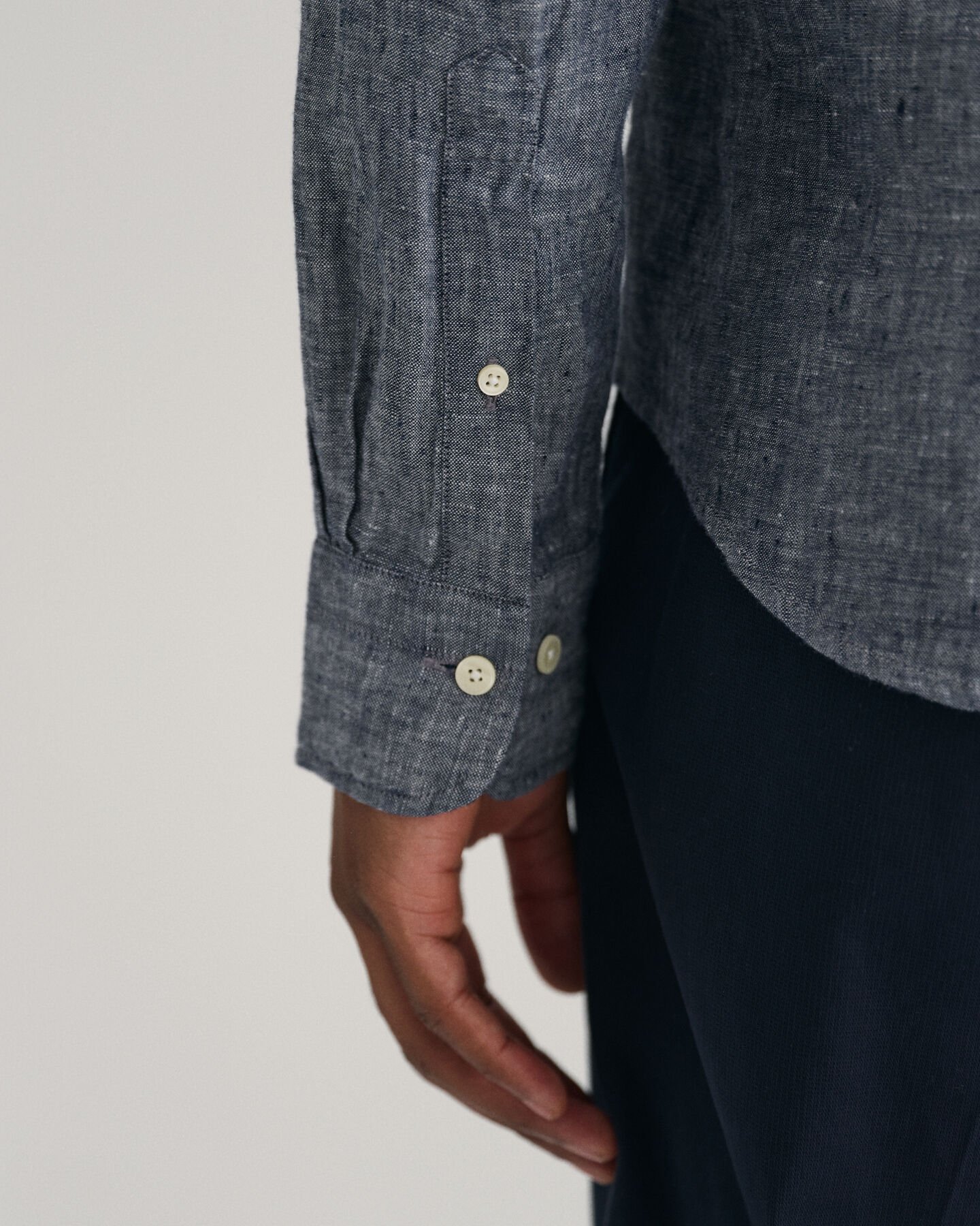 Slim fit skjorte af h&oslash;r