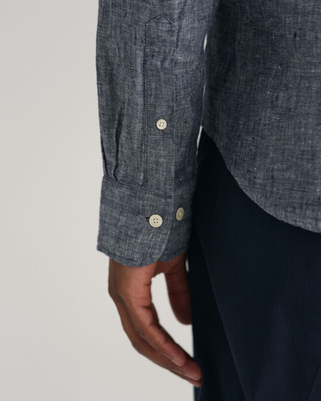 Slim fit skjorte af h&oslash;r