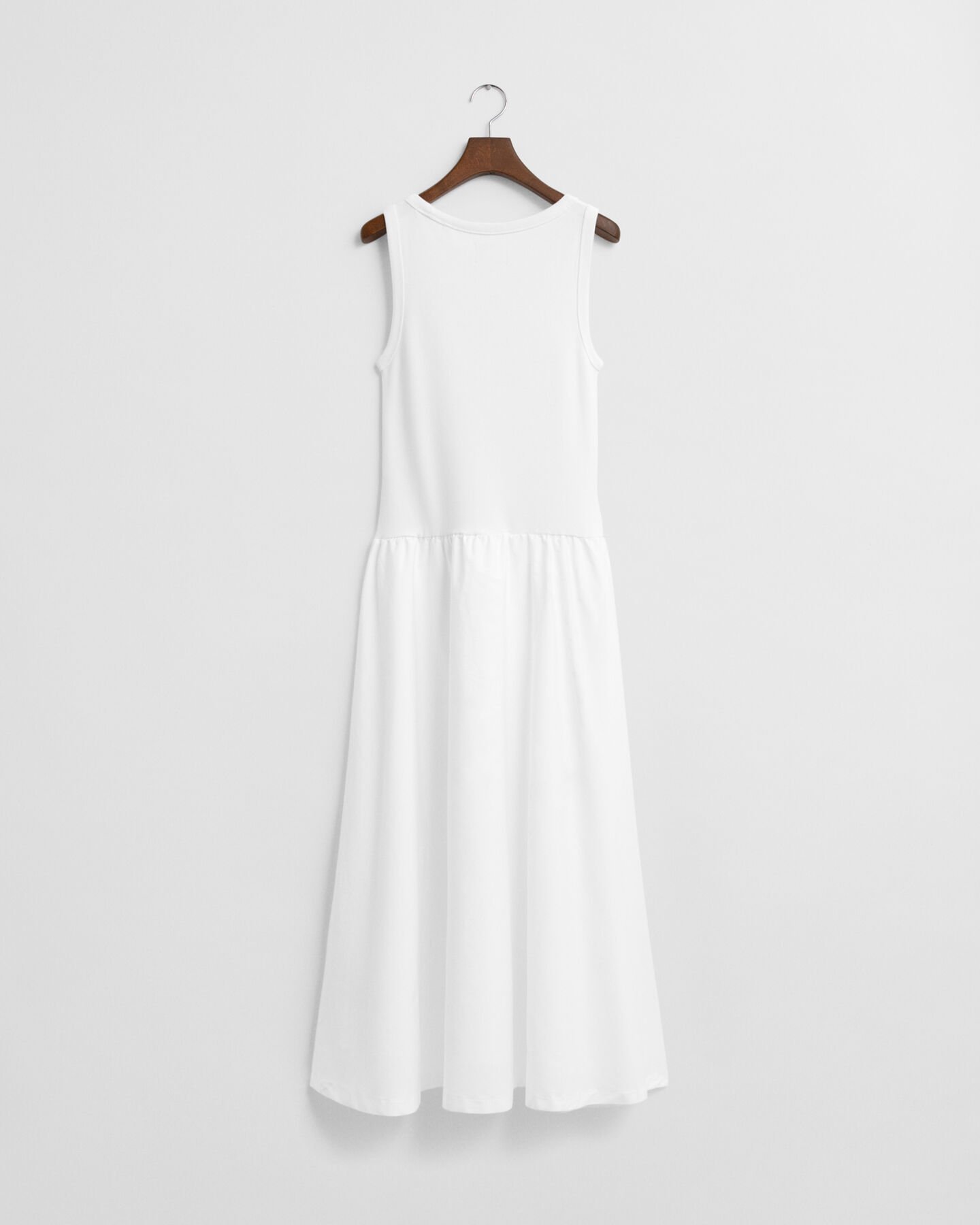 V&aelig;vet midi jersey-kjole