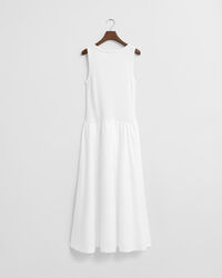 V&aelig;vet midi jersey-kjole