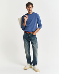 Sunfaded sweater med crewneck