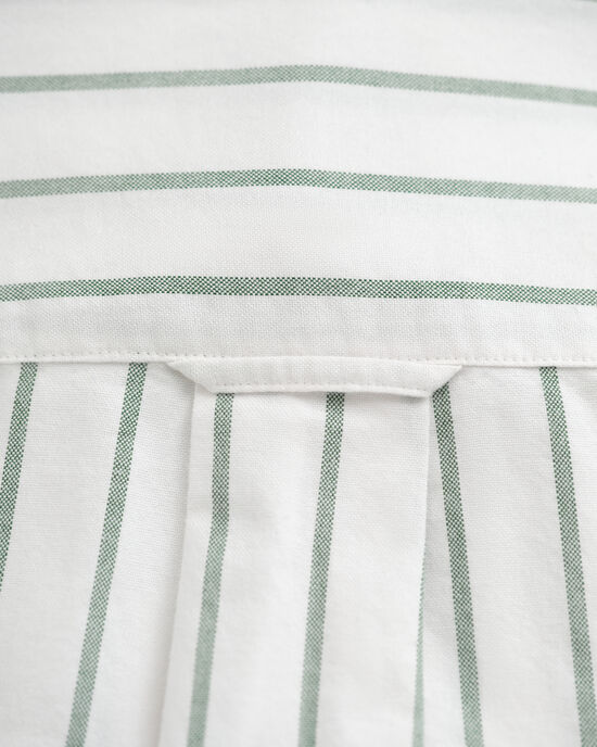 Regular fit klassisk stribet Oxford-skjorte