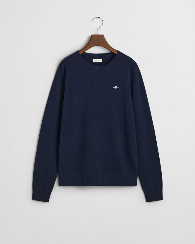 Teens Shield crewneck sweater i lammeuld