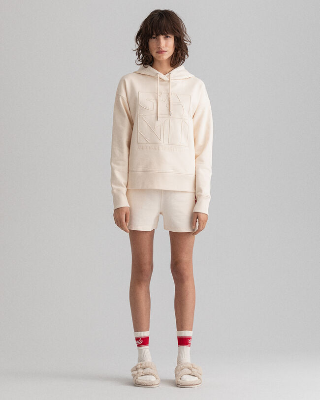 Tonal broderet Quadrat h&aelig;ttetr&oslash;je