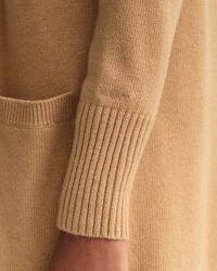 Lang cardigan af uld