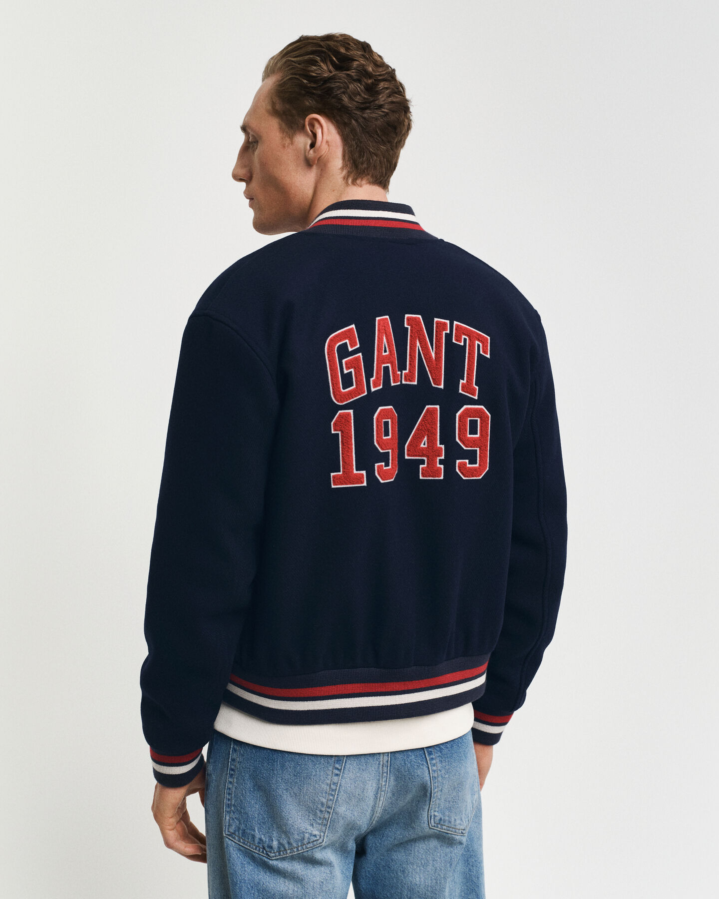 Varsity Jacket i uldblanding