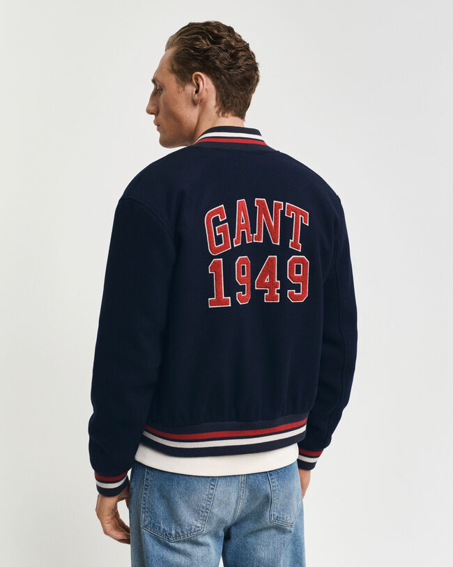 Varsity Jacket i uldblanding