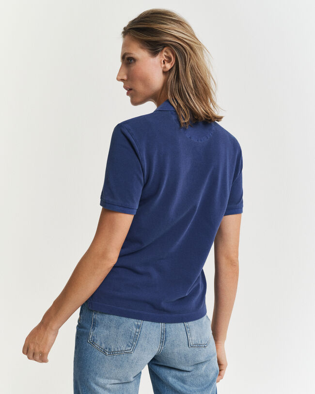 Sunfaded piqu&eacute; poloskjorte