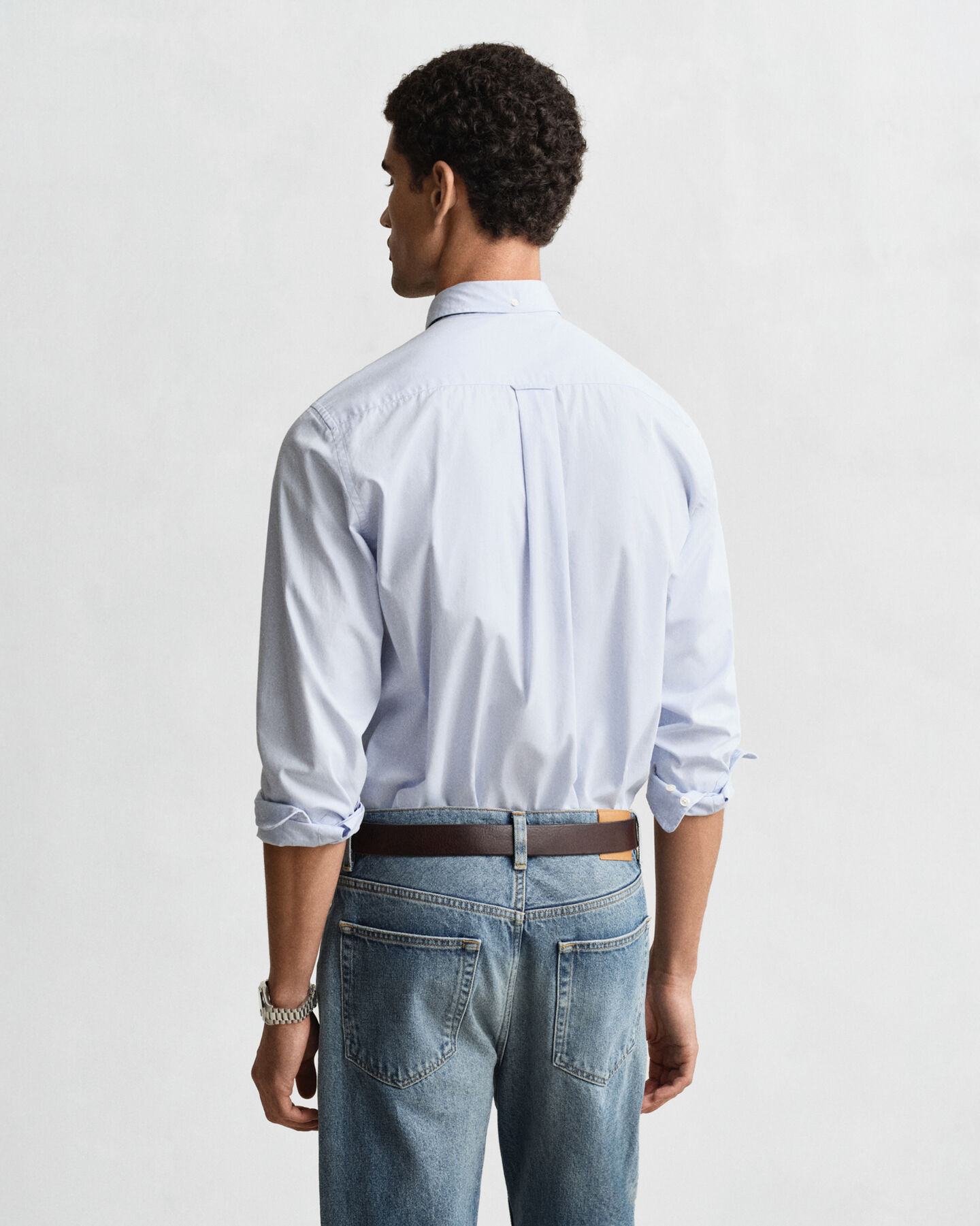 Regular fit klassisk poplin-skjorte