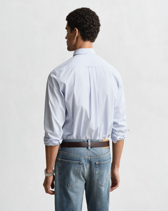Regular fit klassisk poplin-skjorte
