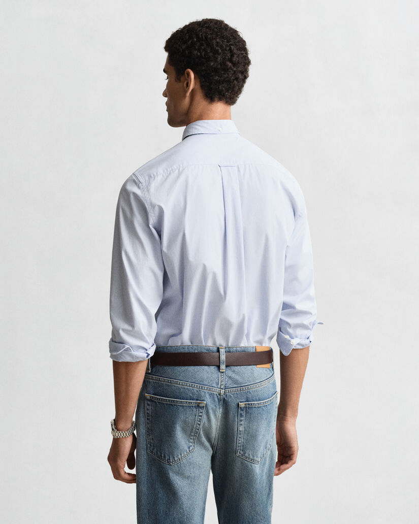 Regular fit klassisk poplin-skjorte