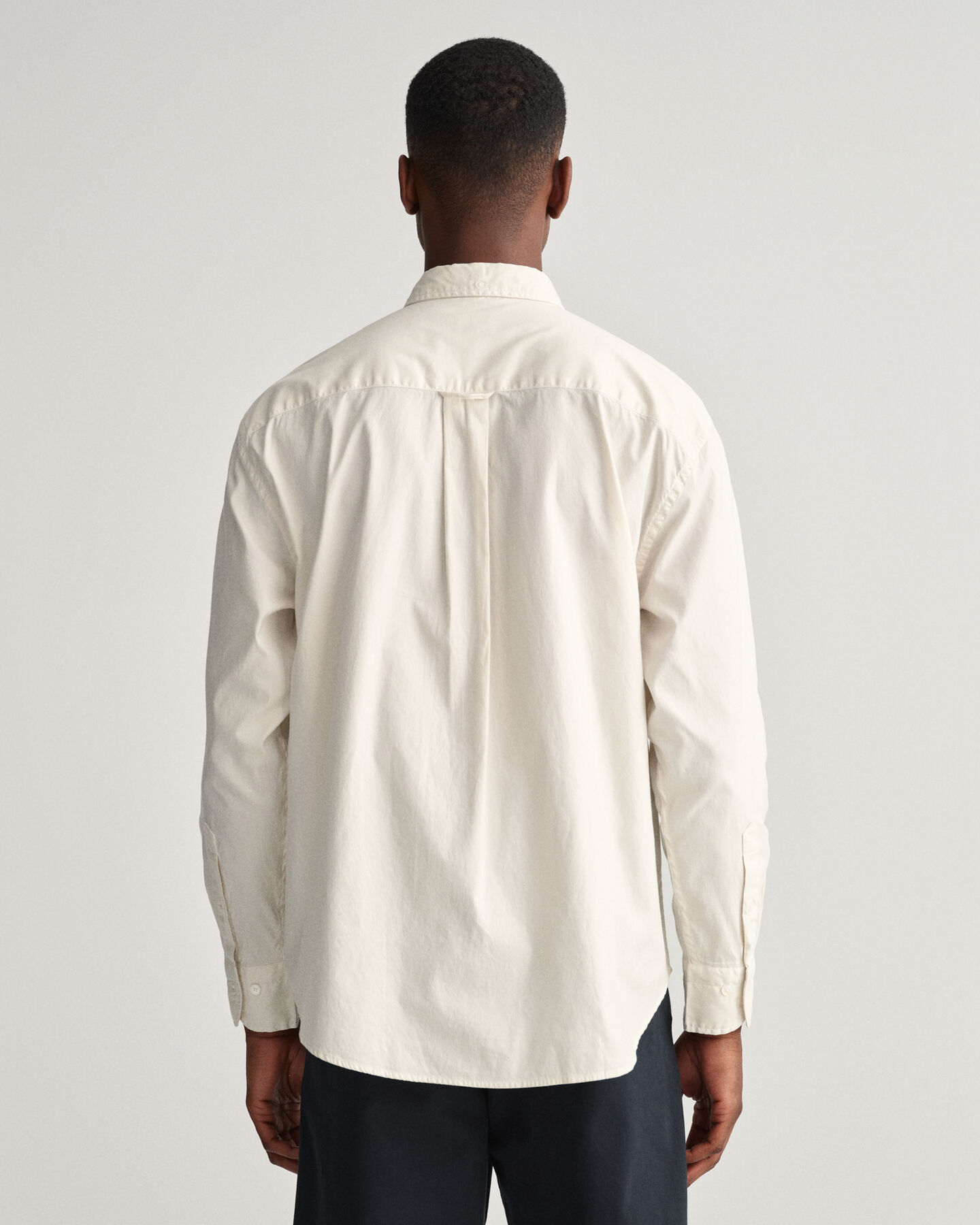 Relaxed fit garment-dyed Oxford-skjorte