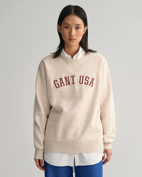 Oversized GANT USA sweatshirt med crewneck