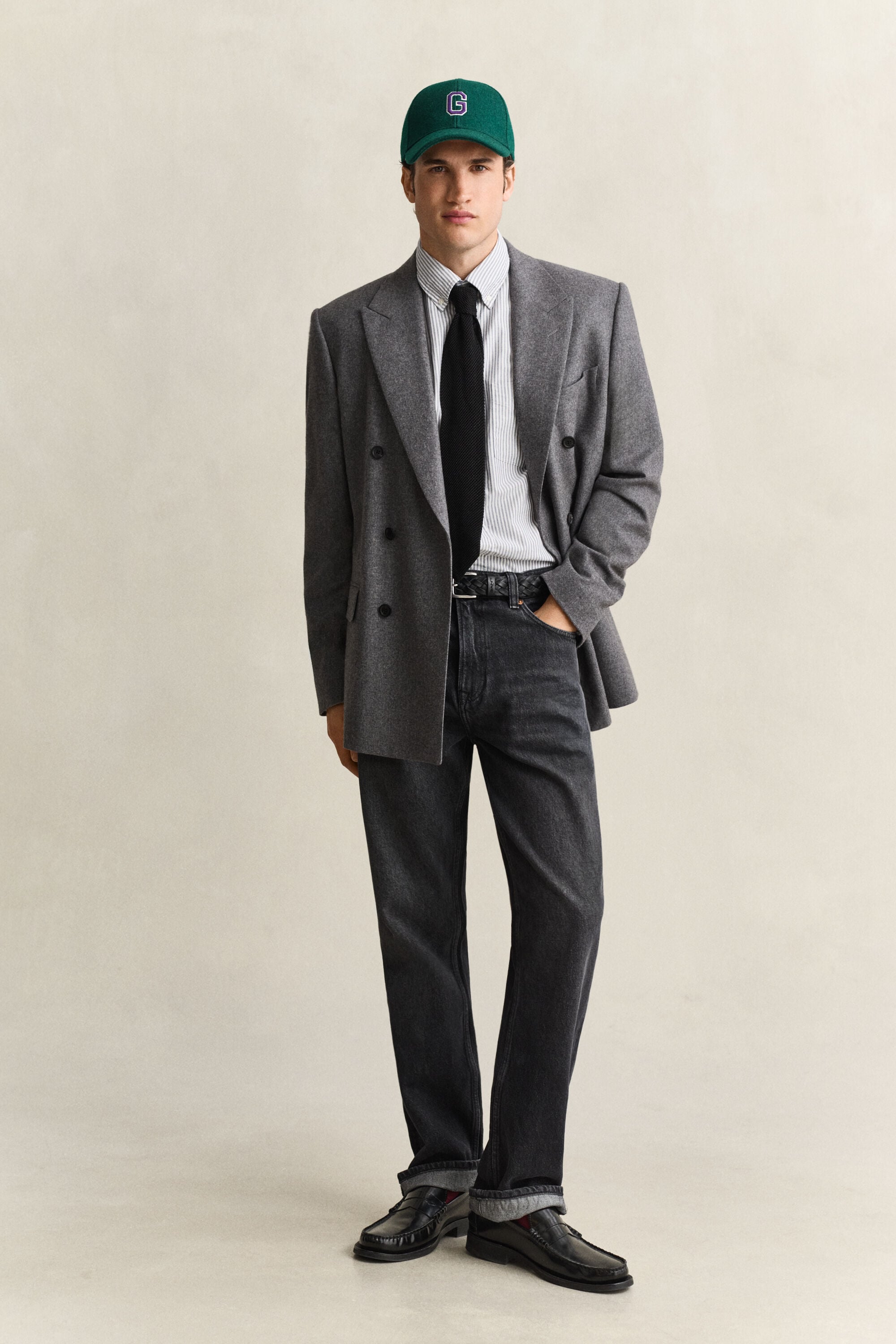 Classic Regular Oxford skjorte med striber