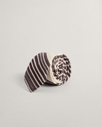 Stribet slips i råsilke