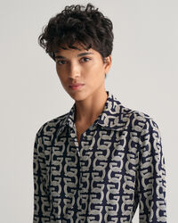 G Patterned skjortekjole