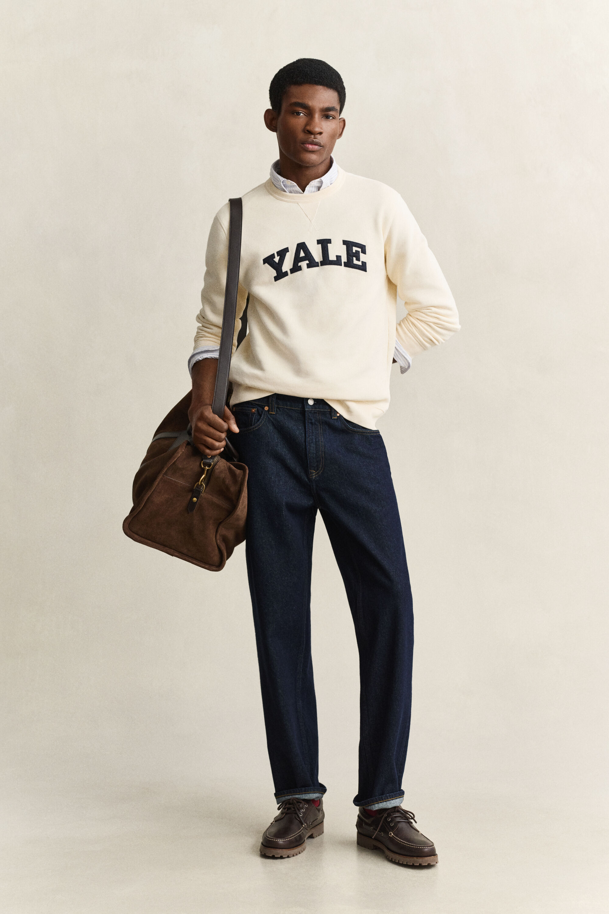 Gant x Yale sweatshirt med crewneck
