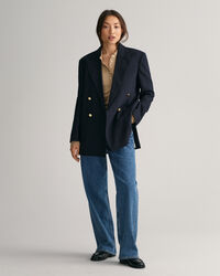 Detail langærmet poloskjorte med krave