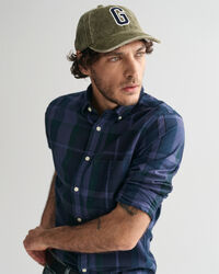 Regular Fit Garment-Dyed Checked Shirt