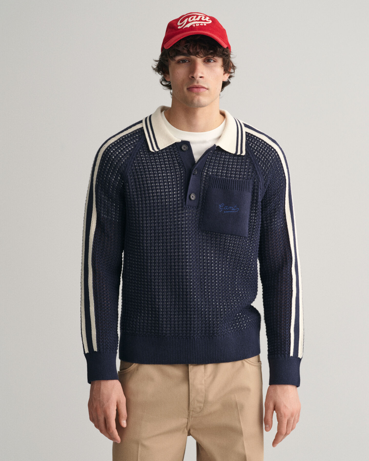 GANT Varsity strikket sweater