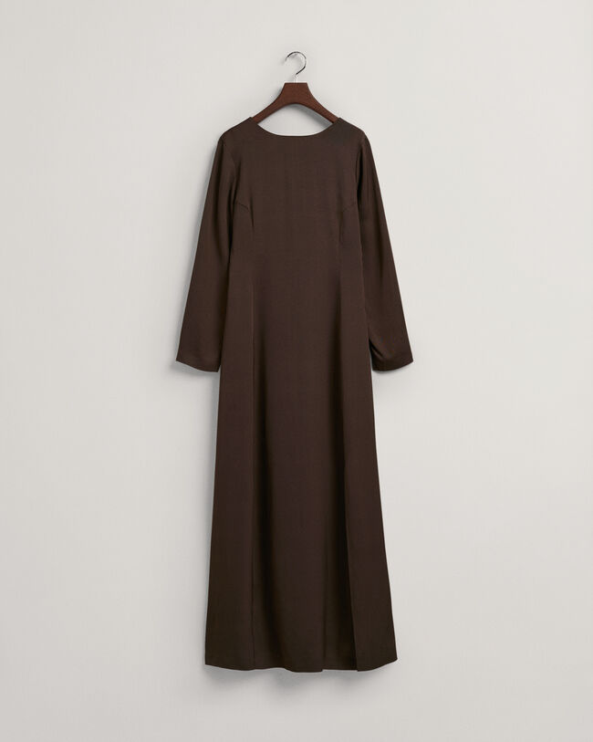 Maxi kjole med åben ryg